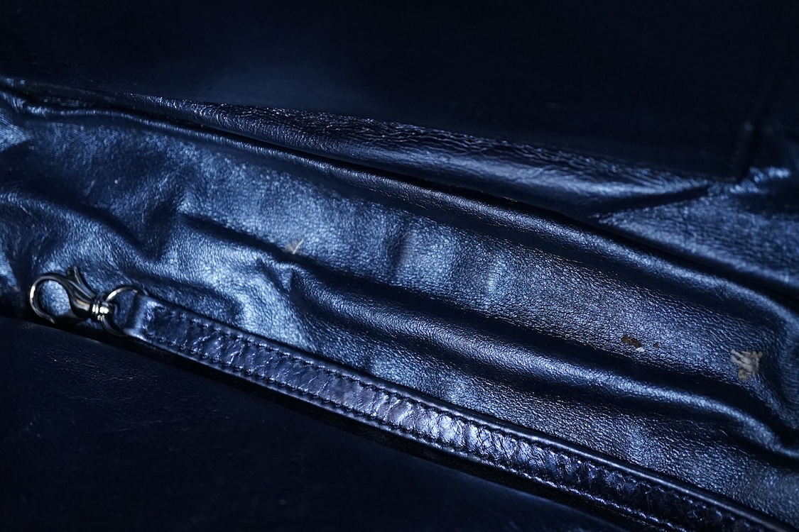 A Chanel metallic 2.55 re-issue quilted camera bag, date code 12407681, 35cm wide